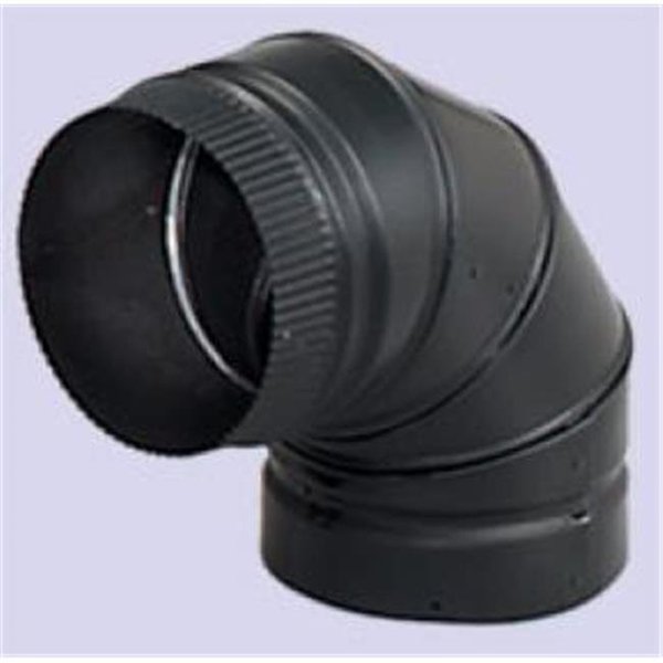 Integra Miltex Selkirk Corporation  8 Inch  Model DSP Double-Wall Stovepipe 90 Deg Elbow 77550